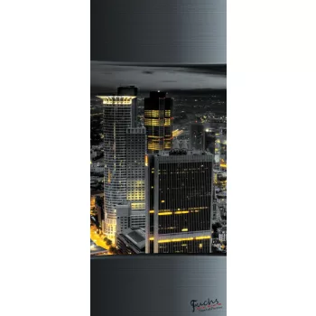   View City Aerial of Frankfurt öntapadós poszter, fotótapéta 2206SKT /91x211 cm/