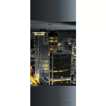  View City Aerial of Frankfurt vlies poszter, fotótapéta 2206VET /91x211 cm/