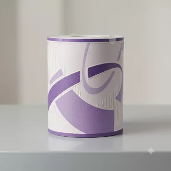 Lila modern mintás bordűr