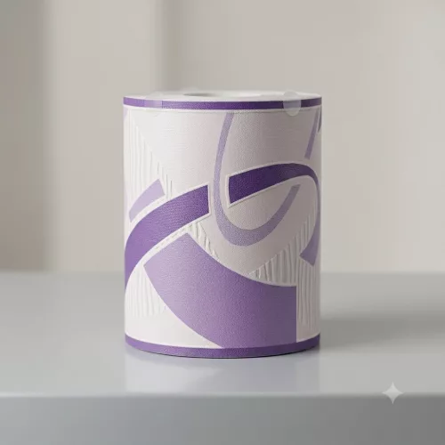 Lila modern mintás bordűr