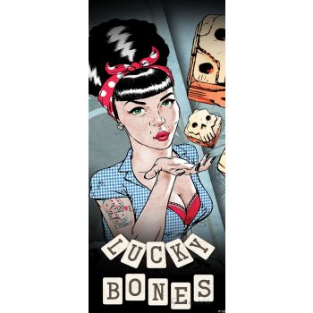   Lucky Bones öntapadós poszter, fotótapéta 2373SKT /91x211 cm/