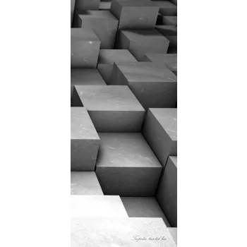 Absztrakt 3D vlies poszter, fotótapéta 2504VET /91x211 cm/