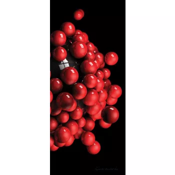 Absztrakt 3D vlies poszter, fotótapéta 2506VET /91x211 cm/