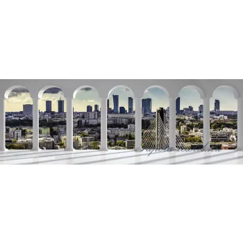   New York a boltíveken át vlies poszter, fotótapéta 2677VEEXXXL /832x254 cm/