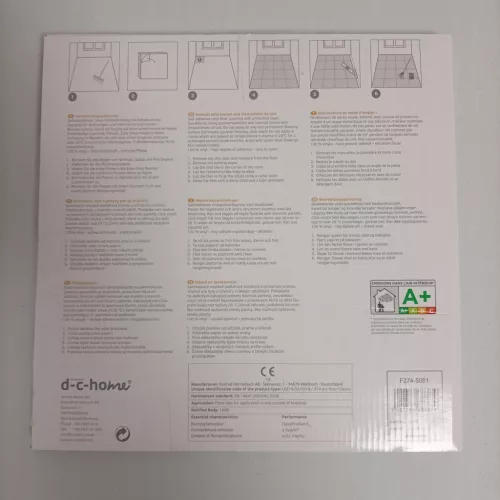 Öntapadós vinyl padlólap,  30,5 x 30,5 cm, Parketta mintás gőzölt bükk.