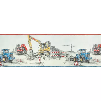 Traktor, markoló, teherautó gyermek bordűr (0,255x5 m)