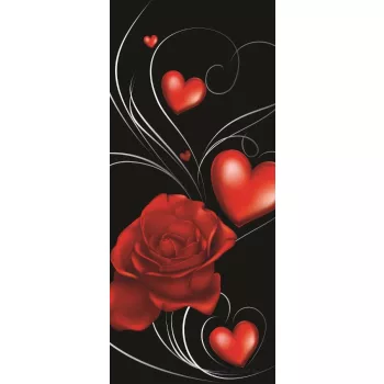 Virág minta vlies poszter, fotótapéta 299VET /91x211 cm/