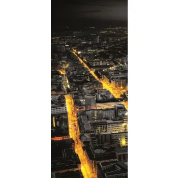   View City Aerial of Frankfurt vlies poszter, fotótapéta 326VET /91x211 cm/