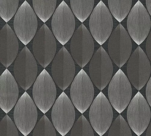 Fekete-fehér desing tapéta(34067-1)