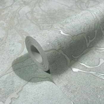   Zöld márvány törések beton alapon tapéta (City Glow 34253)