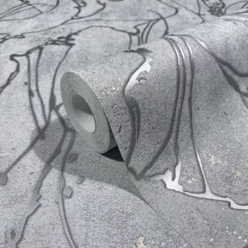   Szürke márvány törések beton alapon tapéta (City Glow 34254)