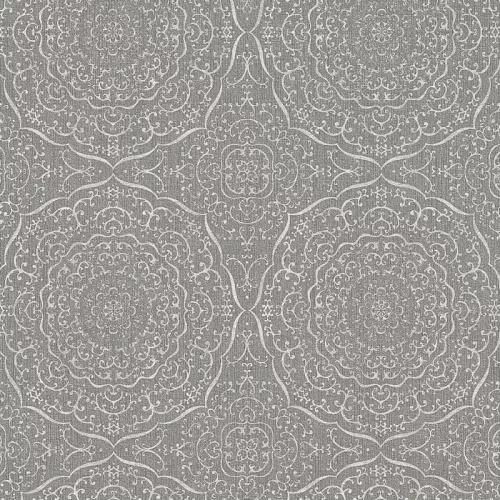Ezüst mandala mintás tapéta (442960)