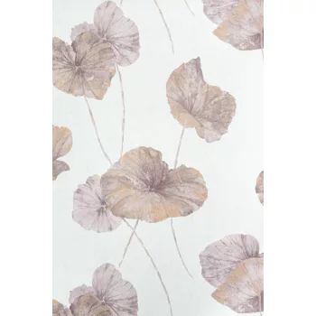 Barna nagy levél mintás tapéta (458237)