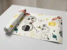 Űrhajó és űrhajós gyerek mintás tapéta (51164302)