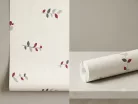 Bordó,szürke,fekete levél mintás tapéta (51175610)
