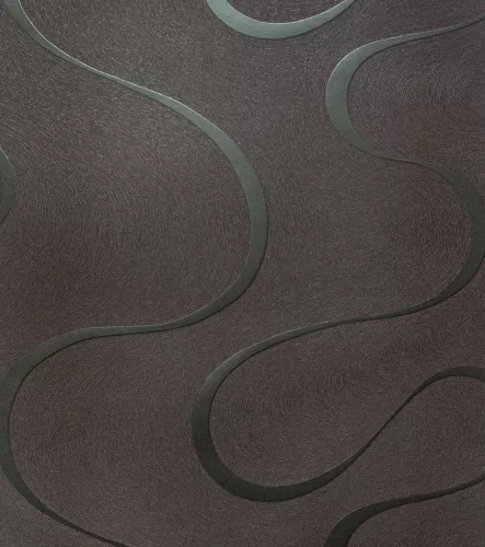 Exkluzív barna -bronz alapon szalag mintás tapéta 70 cm széles (53337)