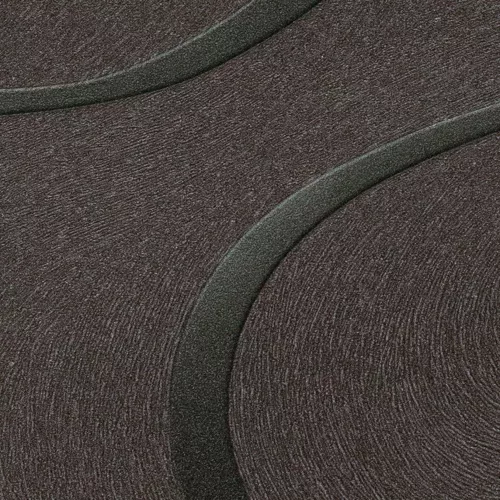 Exkluzív barna -bronz alapon szalag mintás tapéta 70 cm széles (53337)