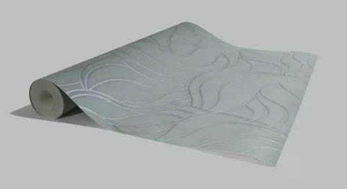 Exkluzív szürke-ezüst absztrakt mintás tapéta 70 cm széles (53346)