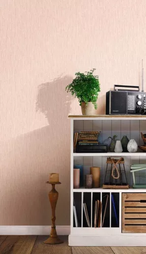 Rózszaszín fehér vékony csík mintás tapéta  (536171)