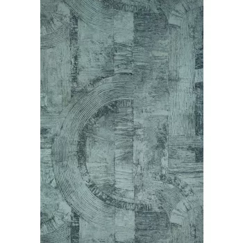 Szürkés-kék absztrakt mintás tapéta (554786)