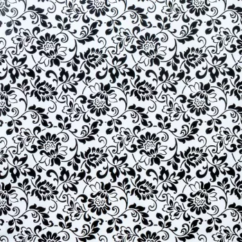   Gekkofix HERITAGE BLACK WHITE öntapadós tapéta 45 cm x 15 m