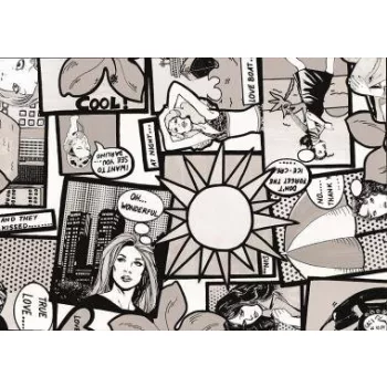 Gekkofix COMIC öntapadós tapéta 67,5 cm x 15 m