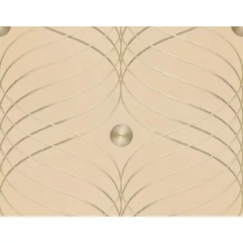   Exkluzív krém-arany absztrakt mintás tapéta 70 cm széles (56333)