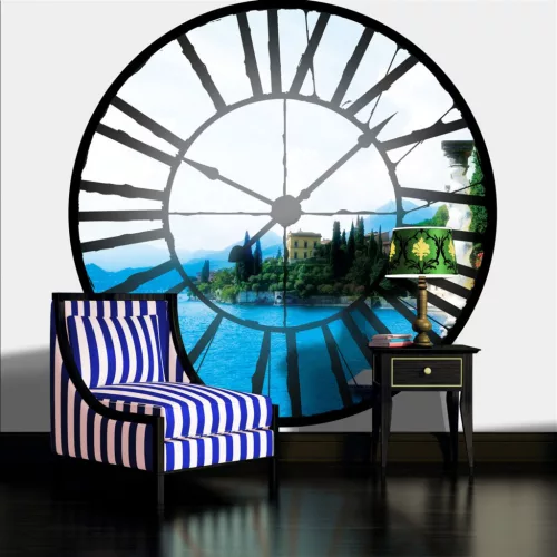Clock vlies poszter, fotótapéta 620VEZ1 /208x208 cm/