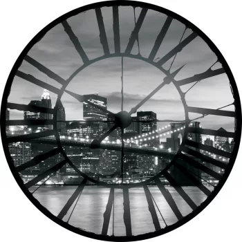   Óra, New York vlies poszter, fotótapéta 624VEZ1 /208x208 cm/