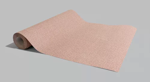 Rozsdabarna ezüst szövött mintás tapéta  (639650)