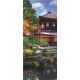 Japán kert vlies poszter, fotótapéta 653VET /91x211 cm/