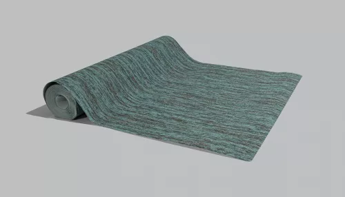 Türkizkék alapon rozsdabarna csík  mintás tapéta (704235)