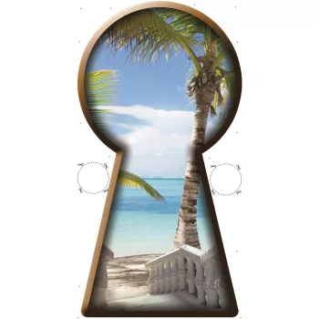 Kulcslyuk vlies poszter, fotótapéta 713VEZ3 /98x205 cm/