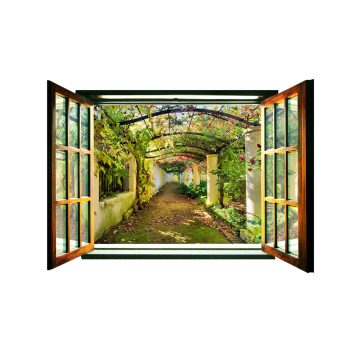   Ablakból a kilátás vlies poszter, fotótapéta 719VEZ4 /201x145 cm/