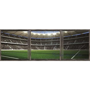   Stadion ablakon át vlies poszter, fotótapéta 742VEEXXXL /832x254 cm/