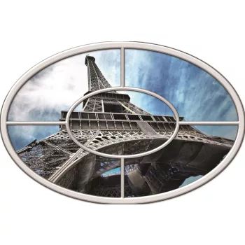   Eiffel-torony Ovális vlies poszter, fotótapéta 921VEZ7 /312x208 cm/