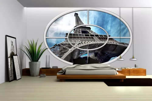 Eiffel-torony Ovális vlies poszter, fotótapéta 921VEZ7 /312x208 cm/