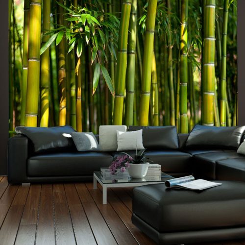 Fotótapéta - Ázsiai bambusz erdő, 200x154 cm