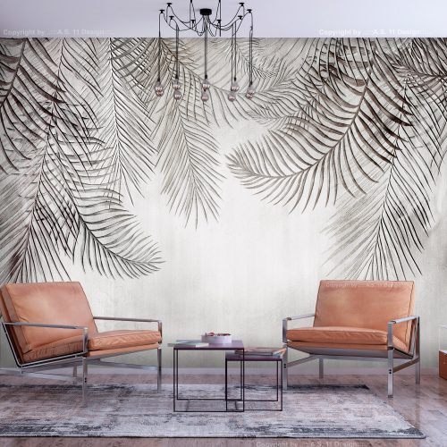 Fotótapéta - Night Palm Trees, 100x70 cm