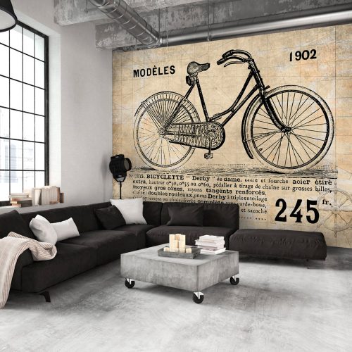 Fotótapéta - Old School Bicycle, 100x70 cm