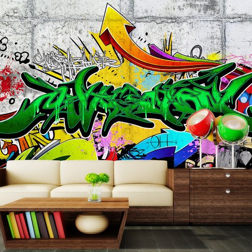 Fotótapéta - Urban Graffiti, 98x70 cm, Öntapadós