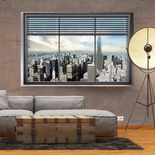 Fotótapéta - New York window, 300x210 cm