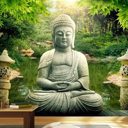 Fotótapéta - Buddha's garden, 100x70 cm