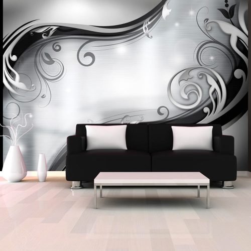 Fotótapéta - Grey wall, 300x210 cm