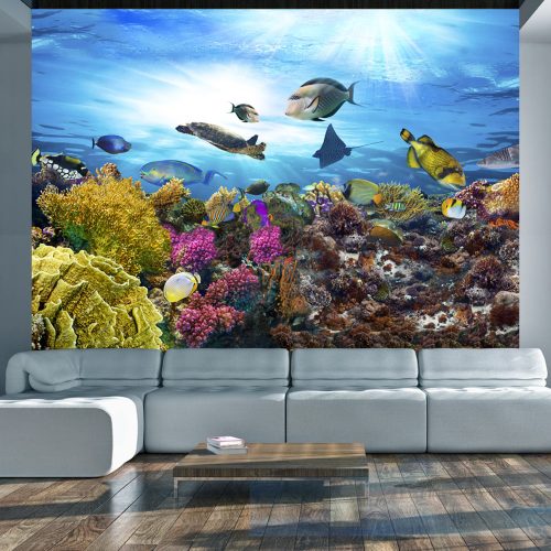 Fotótapéta - Coral reef, 98x70 cm, Öntapadós