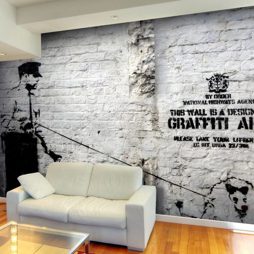 Fotótapéta - Banksy - Graffiti Area, 300x210 cm