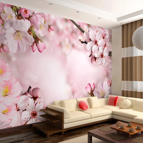 Fotótapéta - Spring Cherry Blossom, 294x210 cm, Öntapadós