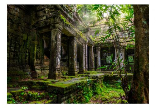 Fotótapéta - Preah Khan, 294x210 cm, Öntapadós