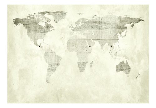 Fotótapéta - Green continents, 98x70 cm, Öntapadós