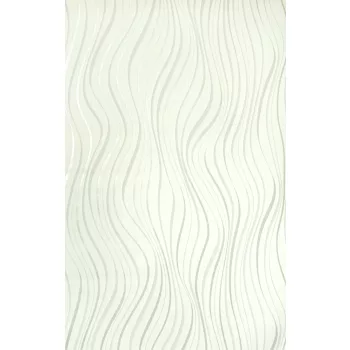 Világos alapon hullám mintás tapéta (A75001)